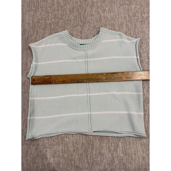 dip Women's Sweater Top Sleeveless Striped Soft Stretch Size M - Picture 6 of 9